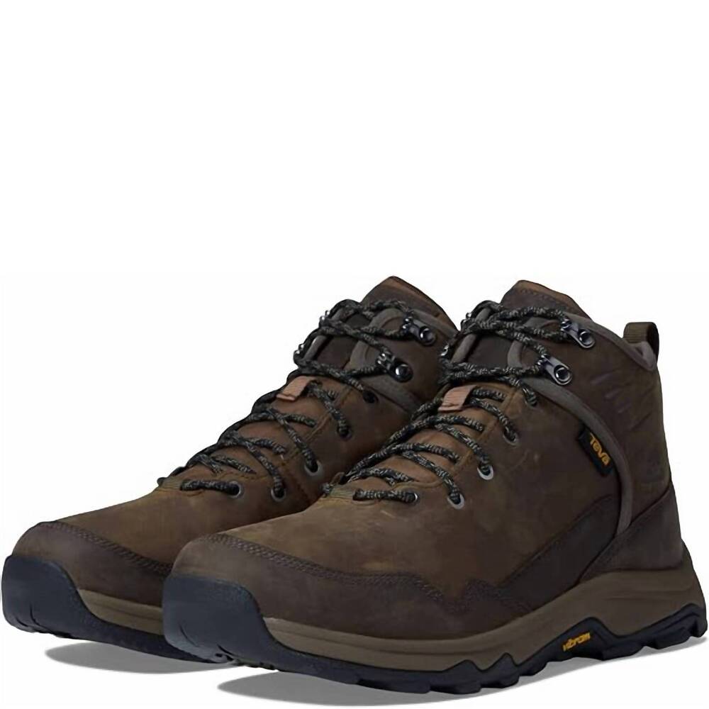 NEW TEVA men's riva mid rp boots in brown